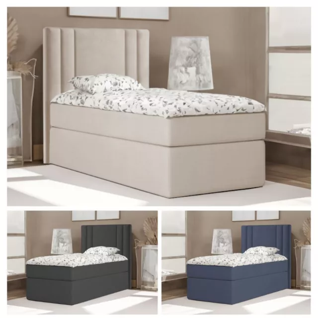 Bett Boxspringbett RALI MINI mit Bonell-Matratze mit Schublade, Kinderbett H3