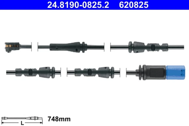 Contatto di avvertimento usura pastiglie freno ATE 24.8190-0825.2 posteriore per BMW X5 G05 F95 X7