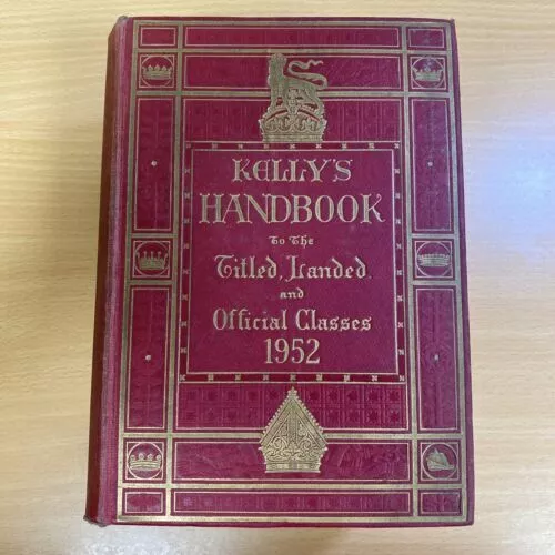 Kelly’s Handbook 1952 - HB