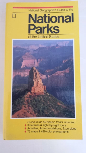 National Geographic Guide To US National Parks (8th Edition) - Used In Very Good Condition