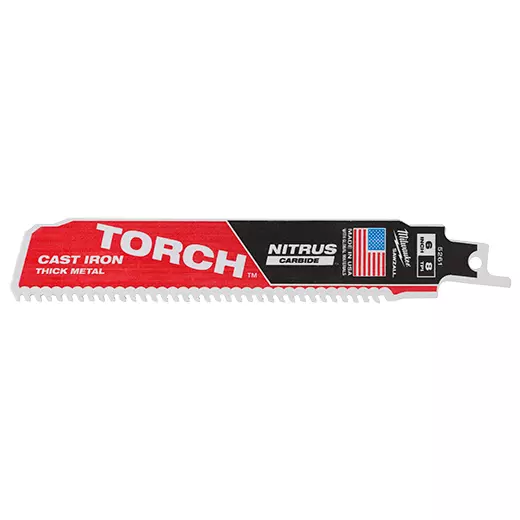 Milwaukee 48-00-5261 SAWZALL® TORCH™ with NITRUS CARBIDE™ 6" 8TPI 1pk