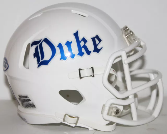 2023 Duke Blue Devils Custom Riddell Mini Helmet  vs Clemson