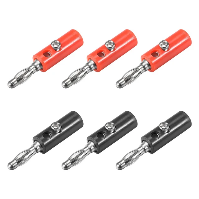 Fdit connecteur banane U33 4mm sans soudure fiche banane grand courant Mini connecteurs fiche