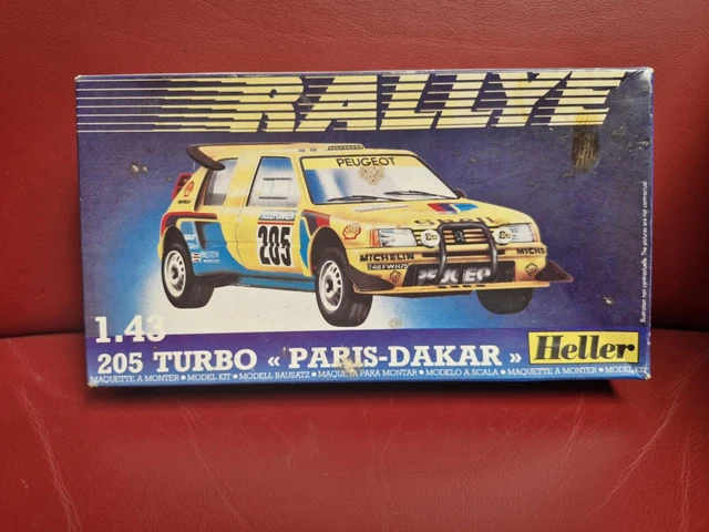 Miniature Starter Peugeot 205 Turbo 16 N°205 Paris-Dakar Grand Raid 1/43
