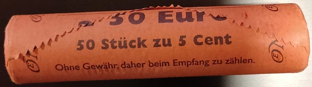 Austria 5 cent cents 2004 Euro Original Roll total 50 coins Rare UNC