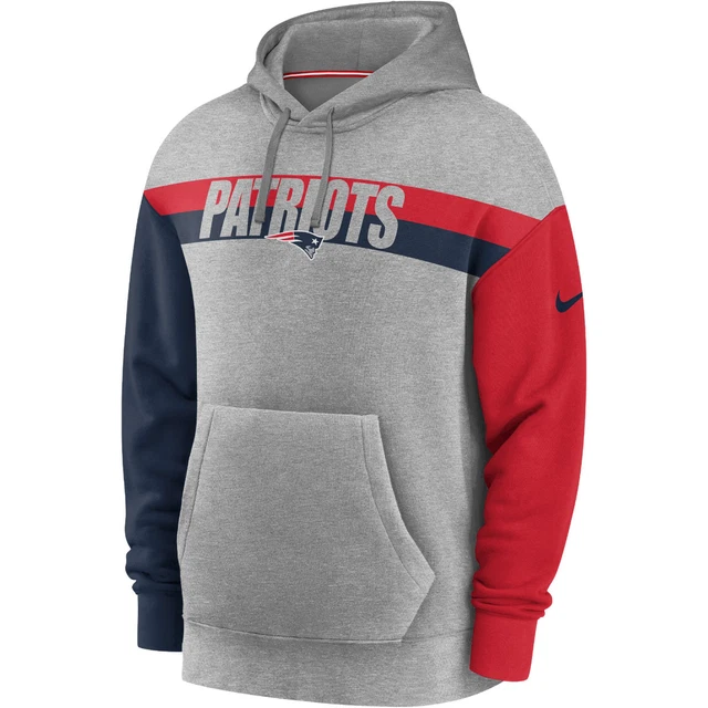 New England Patriots Hoodie (Size XL) Men's Nike NFL Wordmark Hood - New
