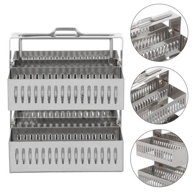 GRAM STAIN RACK Vial Dyeing Microscope Slide Holder Experiments £17.85 ...