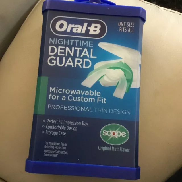 Oral-B Nighttime Dental Guard Professional ~ Thin Design Scope One Size Fits All