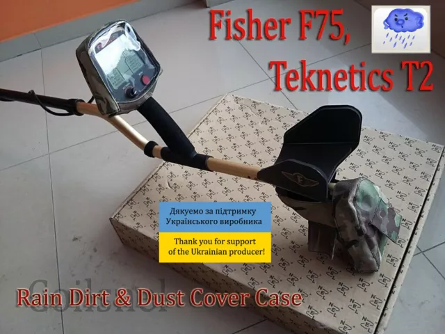 Kit 2pcs Rain Dirt & Dust Cover Case for Fisher F75 Teknetics T2 Metal Detector