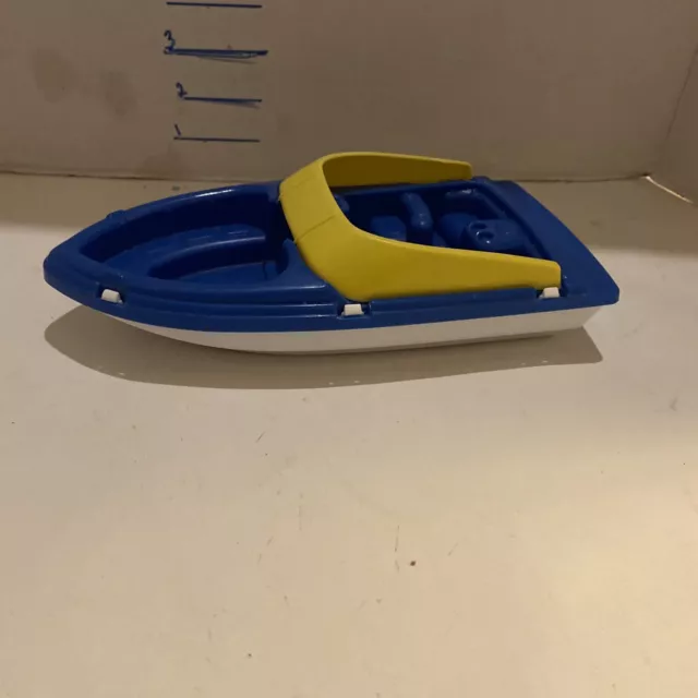 American Plastic Toys Inc. Fishing Charter Speed Boat VTG 102222