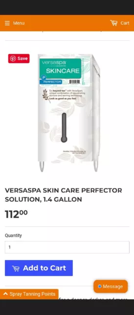 Solución perfeccionadora para el cuidado de la piel Versaspa
