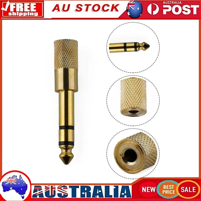 CONVERTER PLUG HEADPHONE Adapter 1pc Audio Metal Connectors SMALL