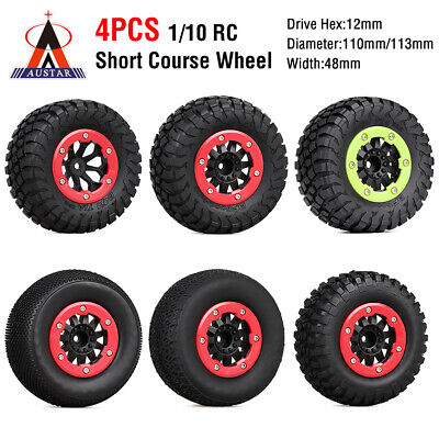 110*44MM RC auto GOMMA GOMME RUOTA per 1/10 Short Course Truck ARRMA Slash 