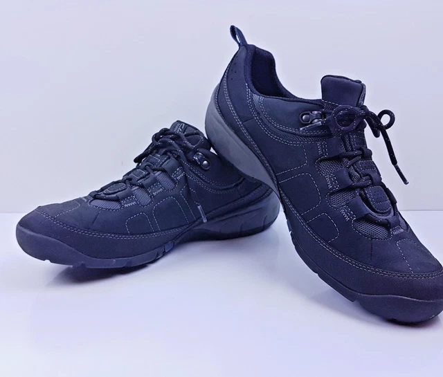 BLACK CLARKS OUTDOOR Wave Walk Gore-tex Shoes Size UK 11 (h2