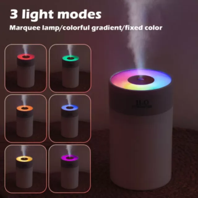 Bedroom Air Diffuser Humidifier Aroma Oil Home Relax Defuser LED Night Light