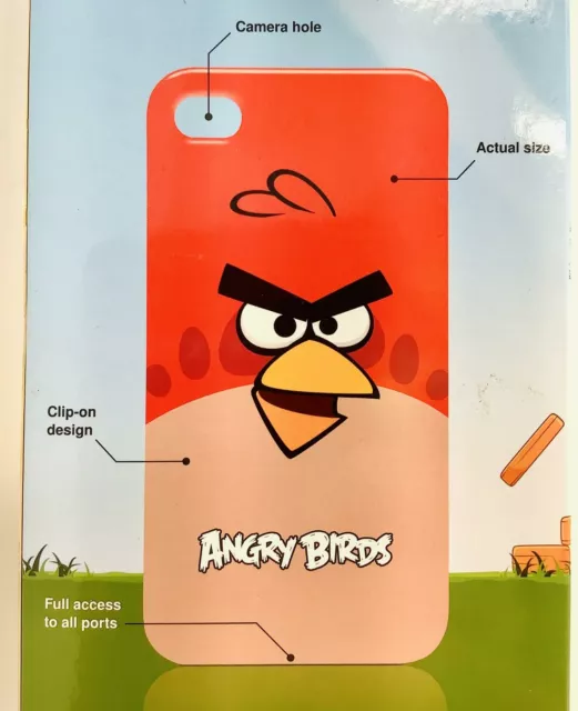 Gear4, Inc. ICAB401G Angry Birds Clip-on Design Case for iPhone 4/4S  - Red 3