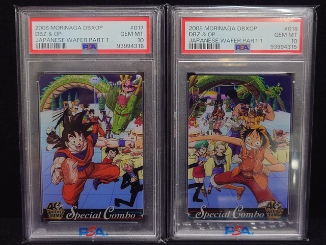 DRAGON BALL ONE PIECE Special Combo Card 40th weekly JUMP