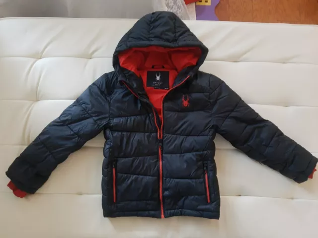 Kids SPYDER Ski Snowboarding Winter Puffer Jacket XS 5/6