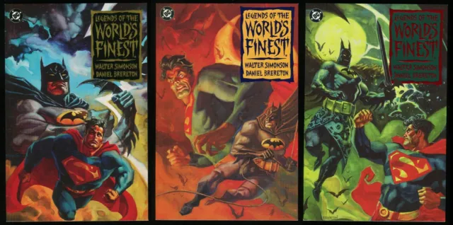 Legends of the World's Finest Trade Paperback TPB Set 1-2-3 Lot Batman Superman