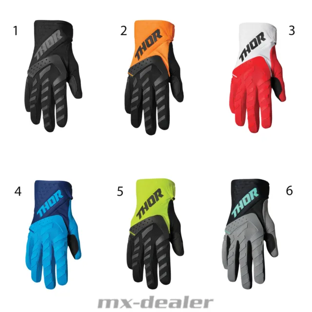 Thor Spectrum Guantes MX Motocross Enduro Quad BMX MTB Cuesta Abajo Guante