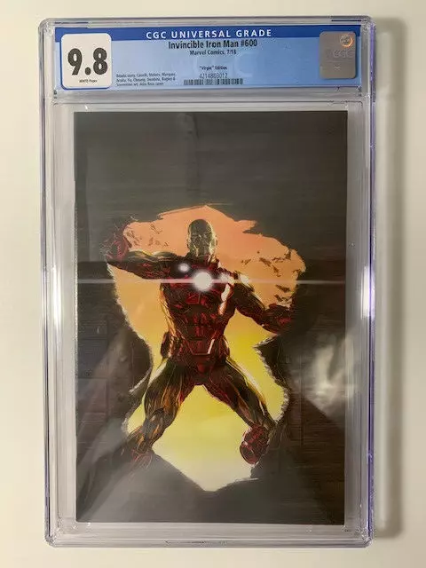 Invincible Iron Man #600 NM+ CGC 9.8! Alex Ross Virgin Variant!