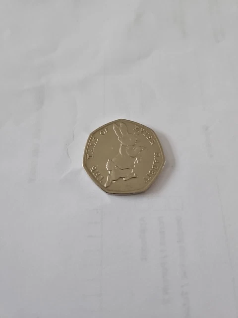 RARE 50P COIN - The Tale Of Peter Rabbit 2017 £100.00 - PicClick UK