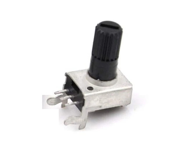 Potenziometro Verticale RV09 12.5mm 100K Ohm | Per Audio E Regolazione Volume | 3 Pin