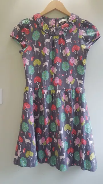 Mini Boden Girls Woodland Animals  Dress 11-12 Years