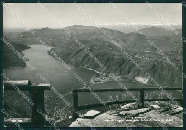 Como Lanzo d'Intelvi Sighignola Lugano Lago di Foto FG cartolina KB3289