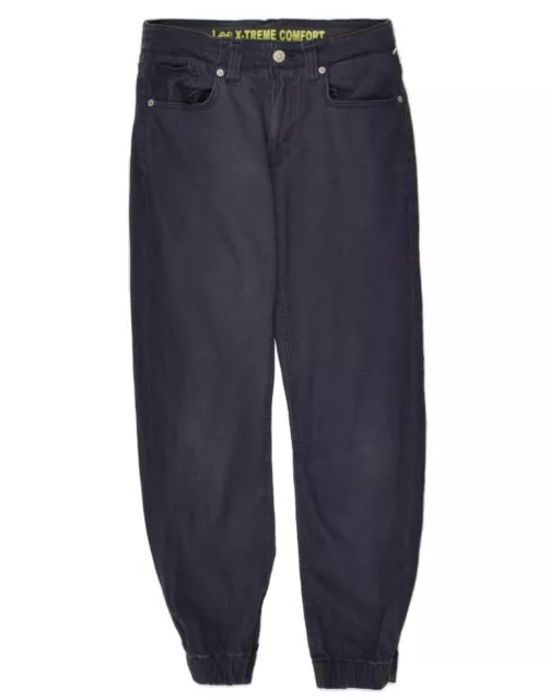 LEE Boys Joggers Casual Trousers 11-12 Years W26 L24  Navy Blue Cotton AW85