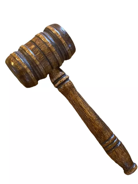 Vintage Miniature Wooden Gavel 3.5"