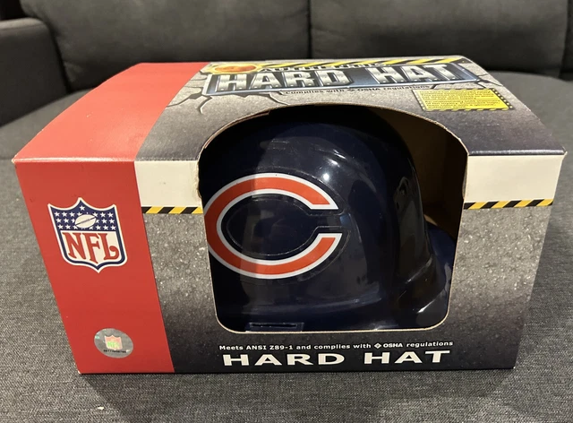 Wincraft Sports Chicago Bears Stadium Hard Hat - OSHA Appr. Sz 6.5-8 NIB