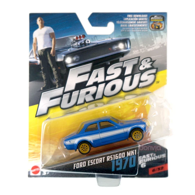 Xe Mô Hình Tỉ Lệ 1:55 Mattel Fast & Furious 1970 Ford Escort RS1600 MK1 - Foto 3