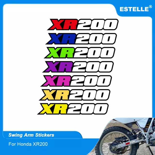For 1980-2022 Honda XR200 Motorcycle Swing Arm Decal Sticker Graphics Kit 2pcs