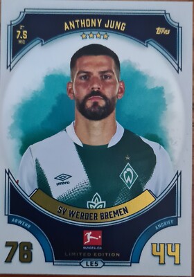 TOPPS MATCH ATTAX Bundesliga 2022 2023 # LE5xlimited EditionAnthony