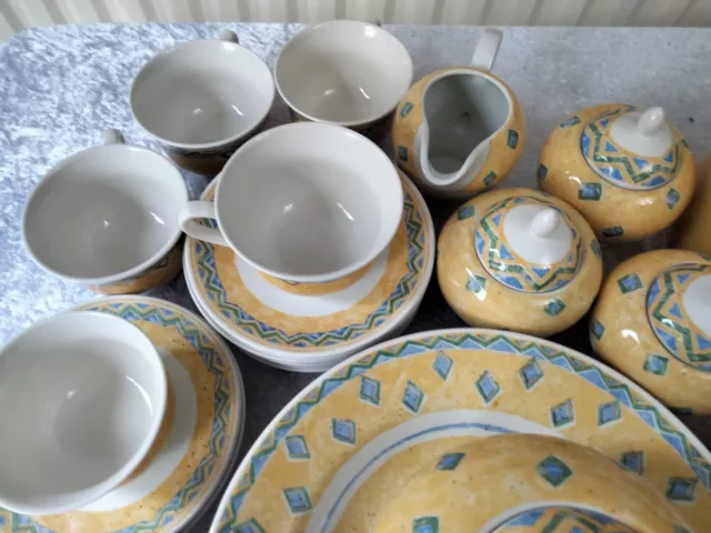 Churchill Herat Ports of Call Jeff Banks Part Tea/Dinner Set 37 Pieces 3