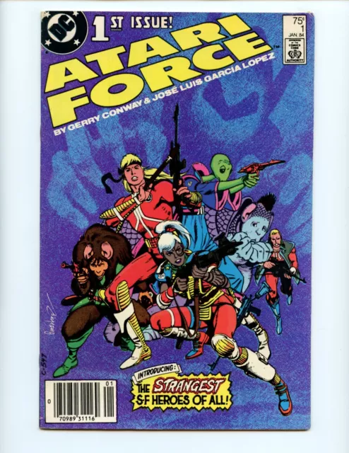 Atari Force #1 Comic Book 1984 FN Newsstand DC Tempest Comics