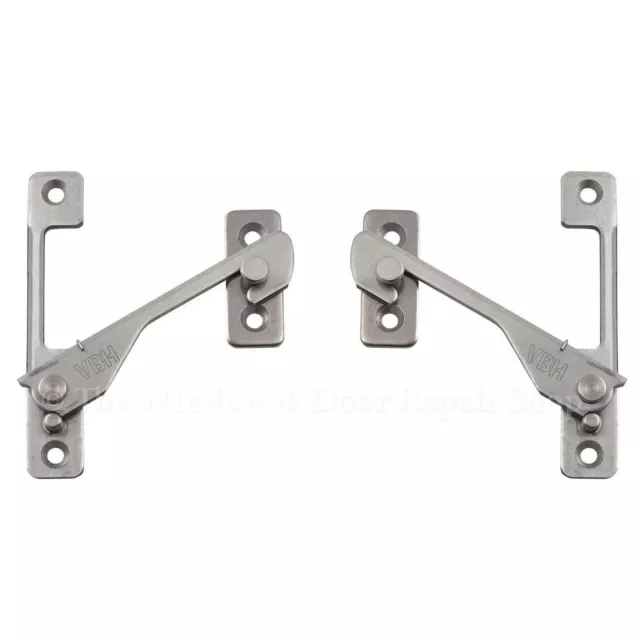 VBH Window Concealed Restrictor UPVC Casement Safety Catch Non Cable Ventilation