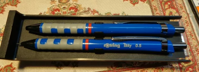 rOtring Tikky  (3 Serie)   Kugelschreiber + Bleistift 0,5 SET blau