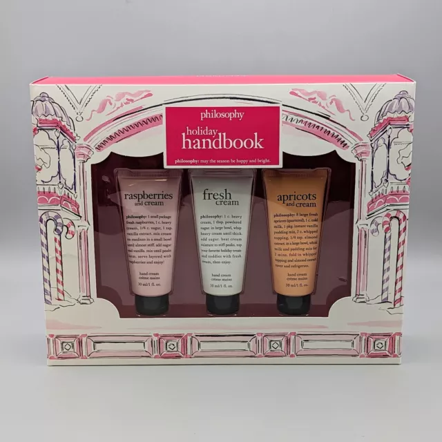 New Philosophy Holiday Handbook Hand Cream (3-Pack) 1oz Each