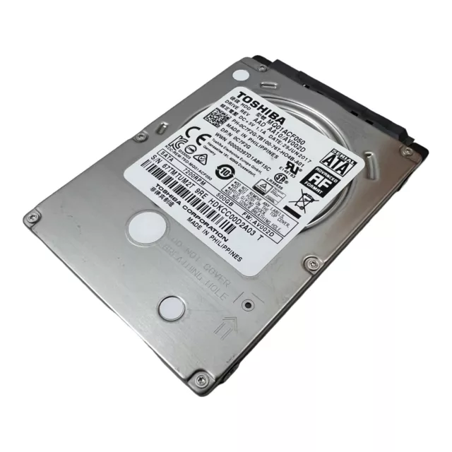 Toshiba 500 GB HDD - SATA III - 7200RPM 2,5 Zoll Notebook Laptop Festplatte 3