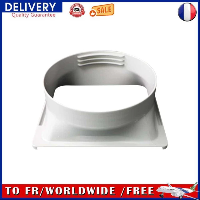 15cm Square Portable Air Conditioner Exhaust Duct Interface Pipe Tube Connector
