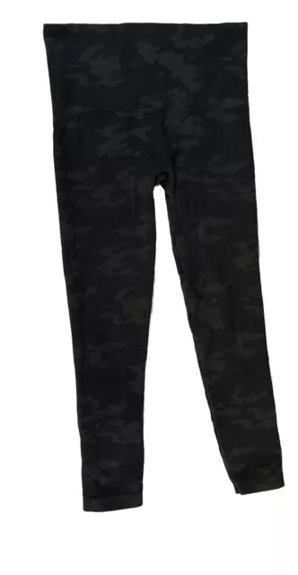 Pantalones de Entrenamiento Spanx Jogger Yoga Mediano Campamento Negro Gris Elástico