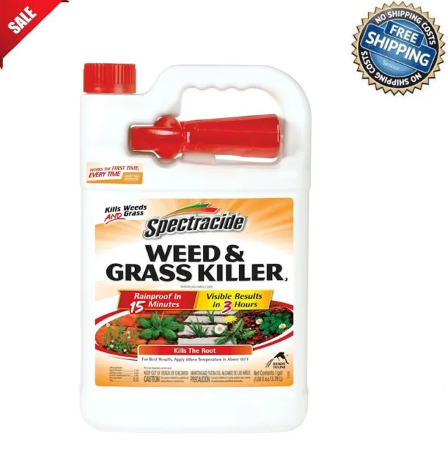 Spectracide Weed & Grass Killer, Ready-to-Use, 1-Gallon With Free Shipping