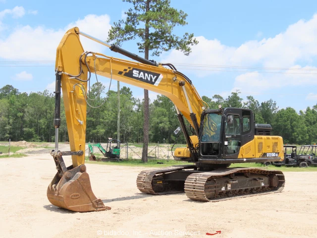 2019 Sany SY215C Hydraulic Excavator Trackhoe Cab Aux Hyd A/C Cummins bidadoo