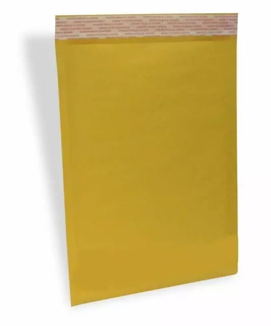50 #0 6.5X10 Eco Kraft Bubble Padded Envelopes Mailers Lite Shipping 6.5"X10" Pa