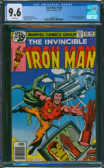 Invincible Iron Man #118 CGC 9.6 NM+ Wp 1st Jim Rhodes Appearance Marvel 1979