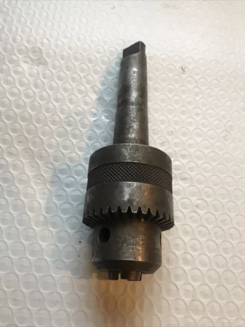 Cushman C13 2JT 0-1/2" Chuck With Morse Taper #3 Shank Made in Japan