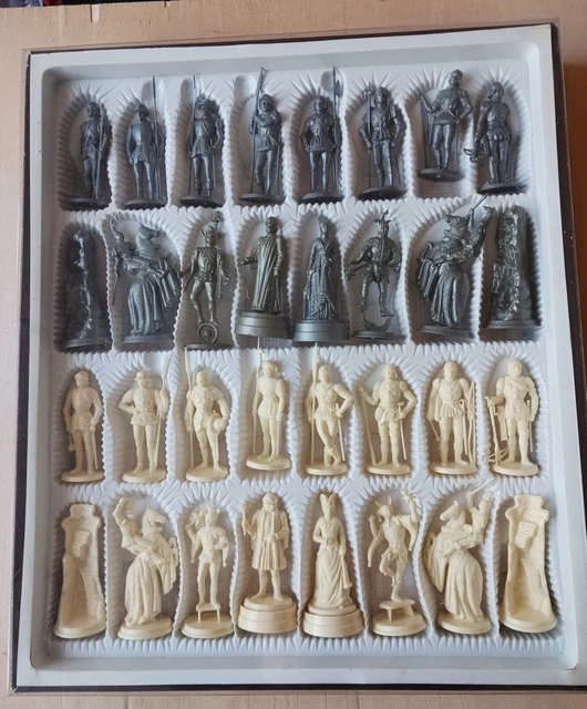 Mokarex Jeu d'échecs figurine gris Série Louis XI Années 60 Tour