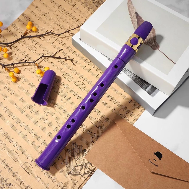 8-Hole Saxophone w/Alto Mouthpiece Ligature Reed Finger Charts (Purple)